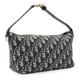 -temp- 84648 Christian Dior Blue Oblique Jacquard Medium DiorTravel Nomad Pouch Handbags Christian Dior