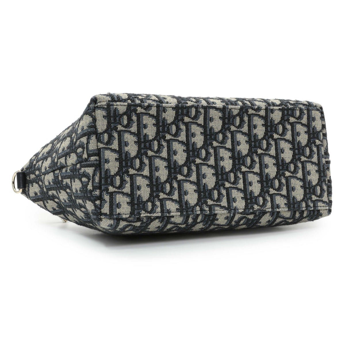 -temp- 84648 Christian Dior Blue Oblique Jacquard Medium DiorTravel Nomad Pouch Handbags Christian Dior