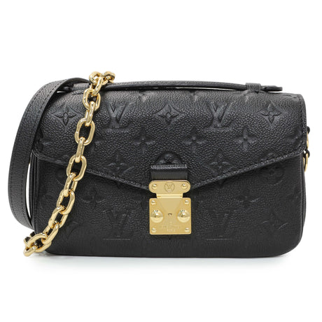 Louis Vuitton Black Empreinte Pochette Metis East West Handbags Louis Vuitton