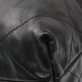 Chanel Black Shiny Calfskin Quilted Small Chanel 22