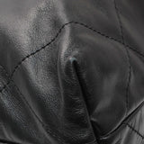 Chanel Black Shiny Calfskin Quilted Small Chanel 22
