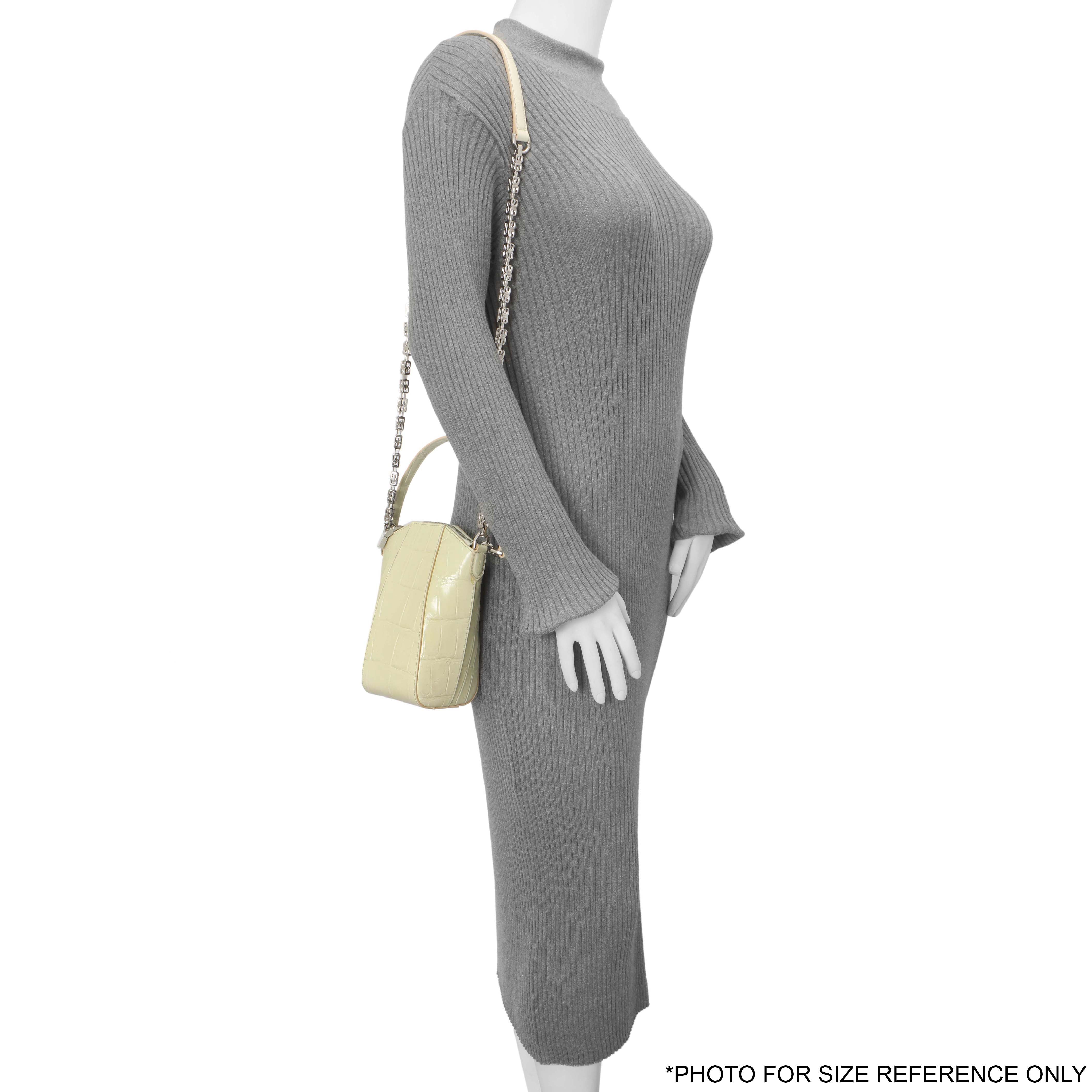 Givenchy Crocodile Embossed Mini Vertical Antigona – Modaselle