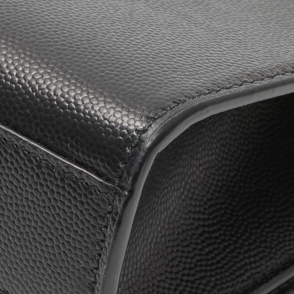 Saint Laurent Black Grain De Poudre Medium Monogram Kate Satchel Handbags Saint Laurent
