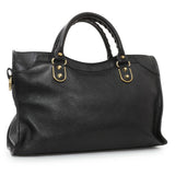 6 items Wed July 29 ⬆️Balenciaga Black Chevre Gold Metallic Edge Hardware City Handbags Balenciaga
