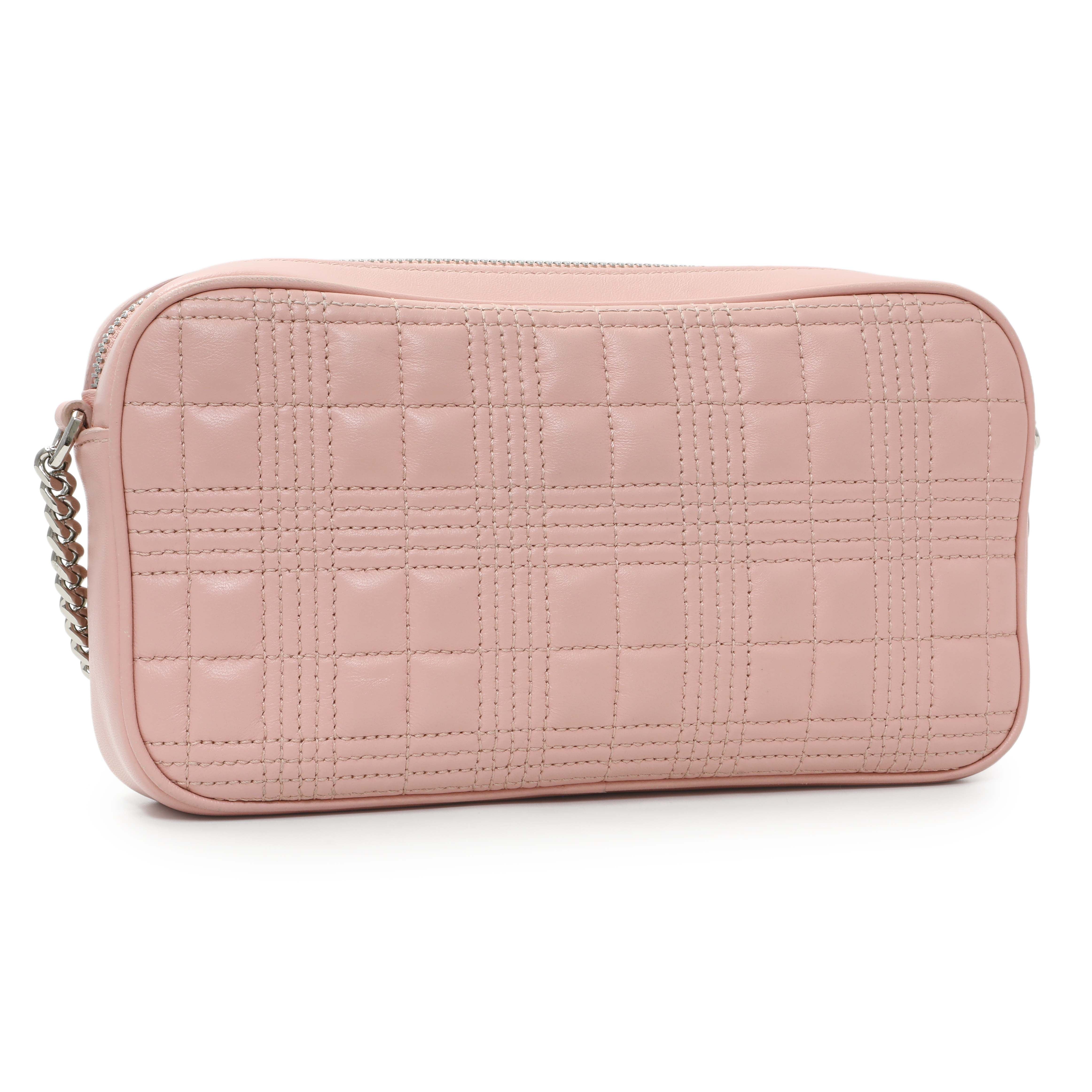 Burberry Pink Quilted Calfskin Lola Camera Bag – Modaselle