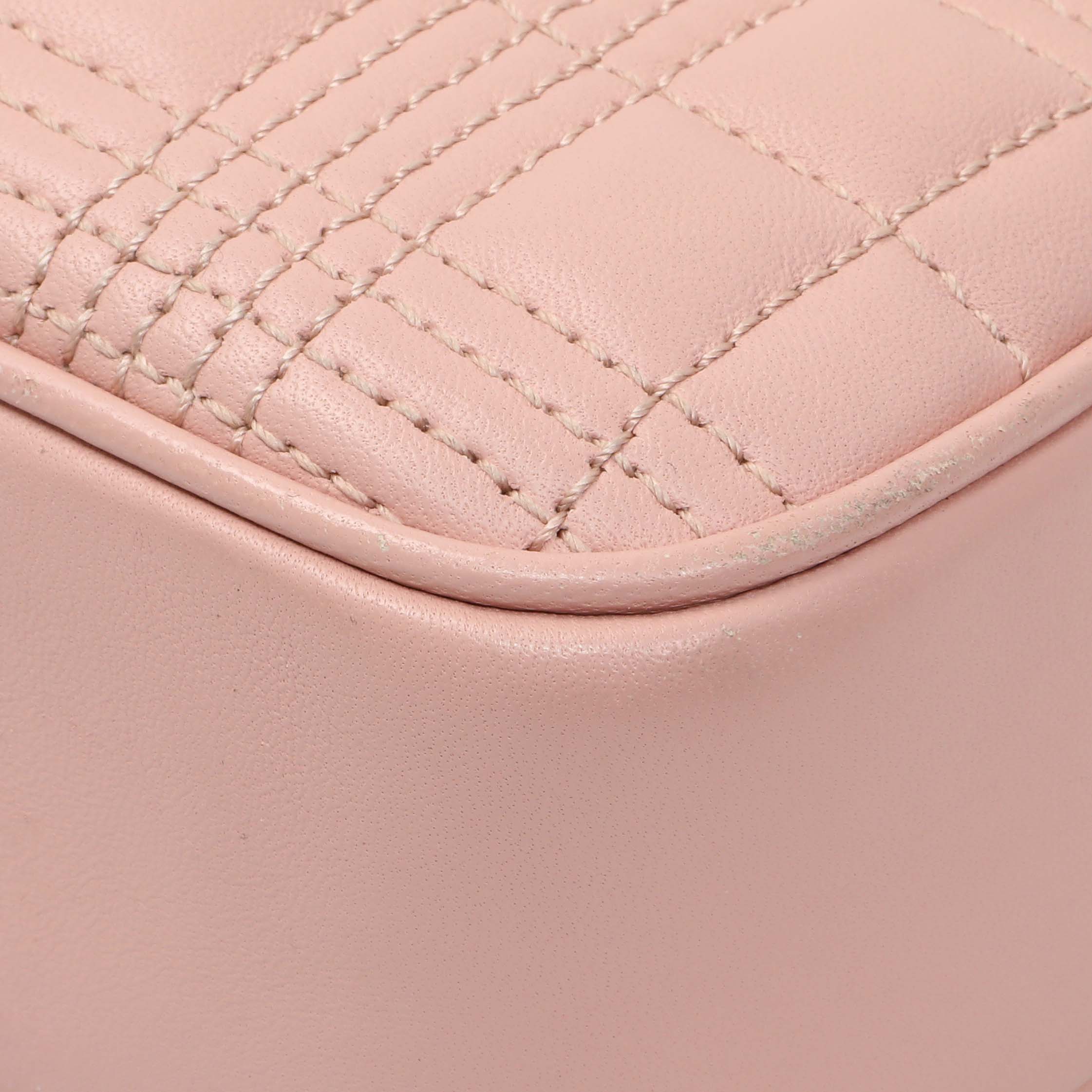 Burberry Pink Quilted Calfskin Lola Camera Bag – Modaselle