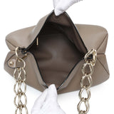 Chloe Grey Calfskin Juana Shoulder Bag Handbags Chloe