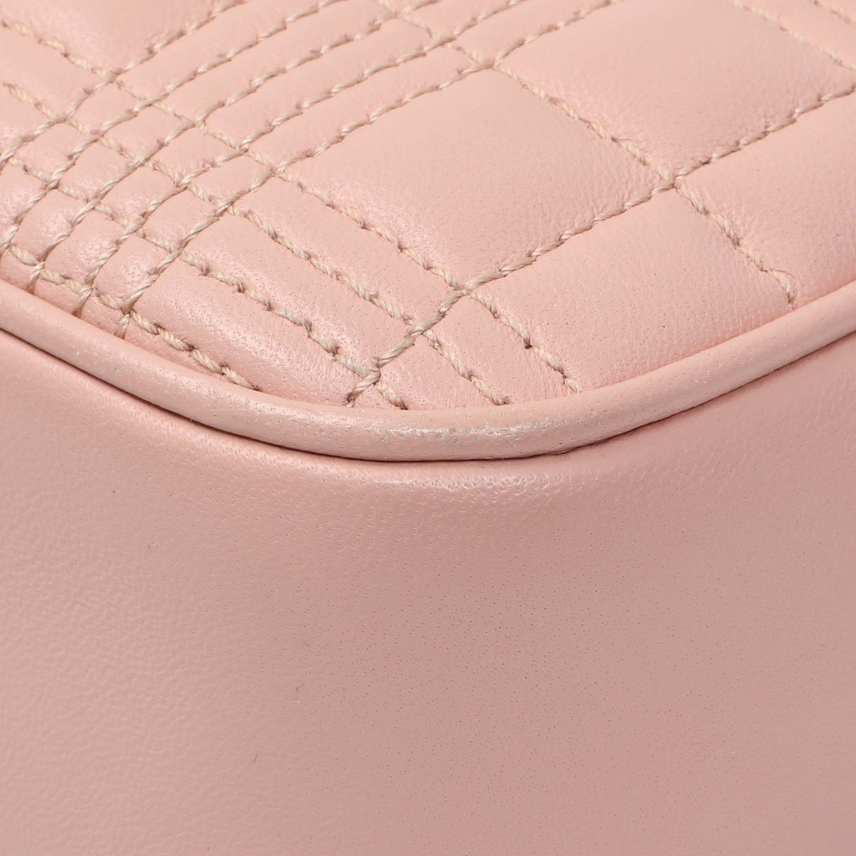 Burberry Pink Quilted Calfskin Lola Camera Bag Handbags Burberry