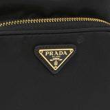 Prada Black Re-Nylon Saffiano Duet Bucket Crossbody Bag Handbags Prada