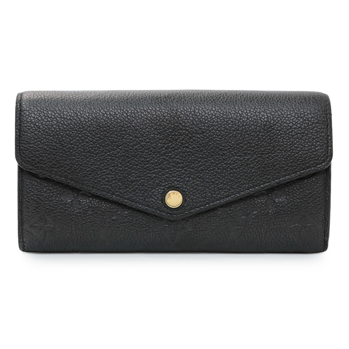 Louis Vuitton Black Monogram Empreinte Sarah Wallet Accessories Louis Vuitton