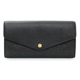Louis Vuitton Black Monogram Empreinte Sarah Wallet Accessories Louis Vuitton