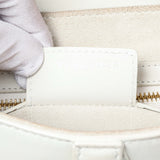 Christian Dior White Ultra Matte Calfskin Saddle Bag Handbags Christian Dior