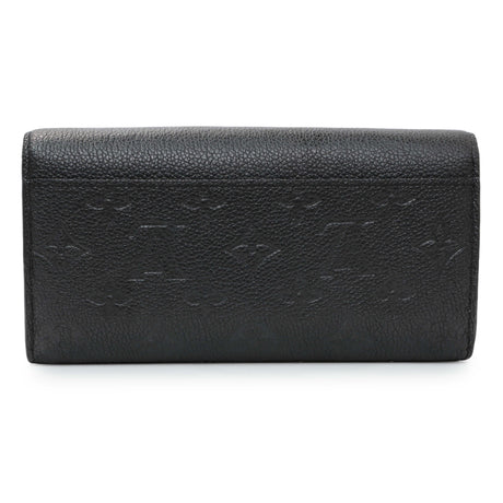 Louis Vuitton Black Monogram Empreinte Sarah Wallet Accessories Louis Vuitton