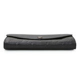 Louis Vuitton Black Monogram Empreinte Sarah Wallet Accessories Louis Vuitton