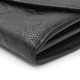 Louis Vuitton Black Monogram Empreinte Sarah Wallet Accessories Louis Vuitton