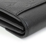 Louis Vuitton Black Monogram Empreinte Sarah Wallet Accessories Louis Vuitton