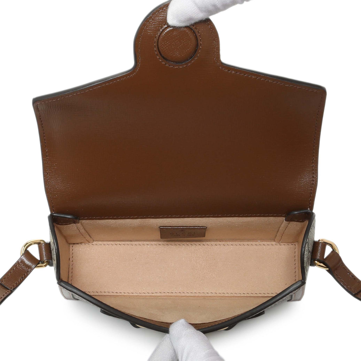 Gucci GG Supreme Monogram Mini Horsebit 1955 Shoulder Bag