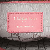 Christian Dior Pink Lambskin Cannage Small My ABCDior Lady Dior Handbags Christian Dior