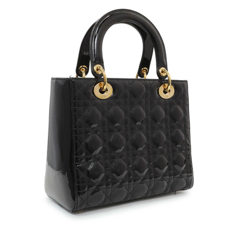 -6 items Fri. May 15 ⬆️- Christian Dior Patent Cannage Medium Lady Dior Handbags Christian Dior