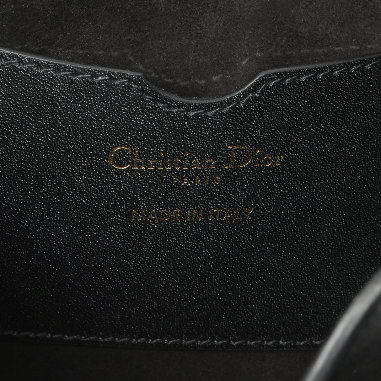 Christian Dior Black Box Calfskin Medium Bobby Bag