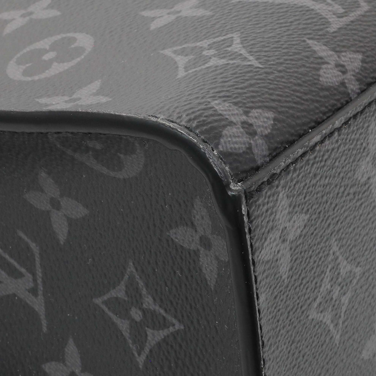 Louis Vuitton Monogram Eclipse Sac Plat Horizontal Zipper Handbags Louis Vuitton