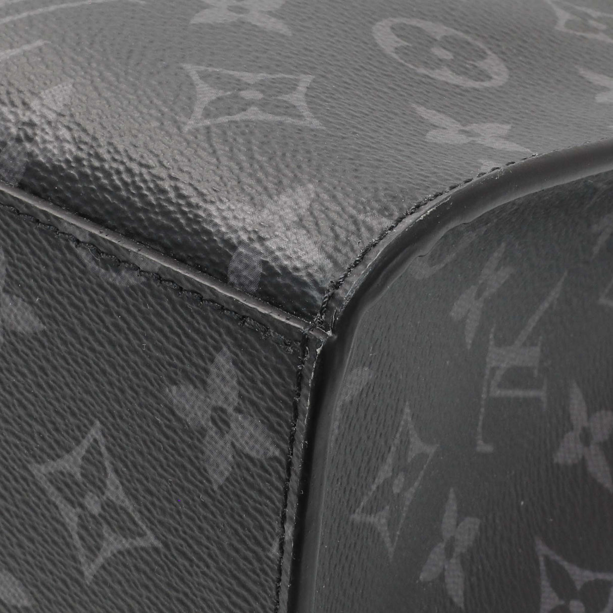 Louis Vuitton Monogram Eclipse Sac Plat Horizontal Zipper Handbags Louis Vuitton