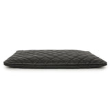 Chanel Black Quilted Caviar Large Cosmetic Case