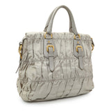 6 items Sat August 1st ⬆️Prada Grey Gaufre Shopping Satchel Handbags Prada