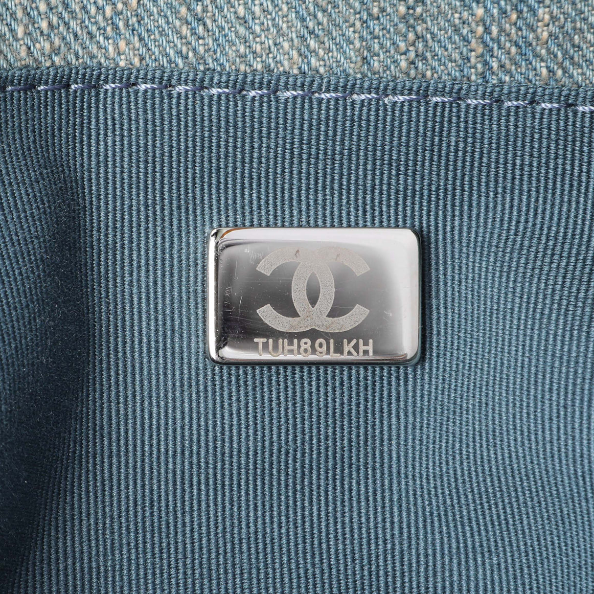 Chanel Blue Denim Medium Deauville Tote Handbags Chanel