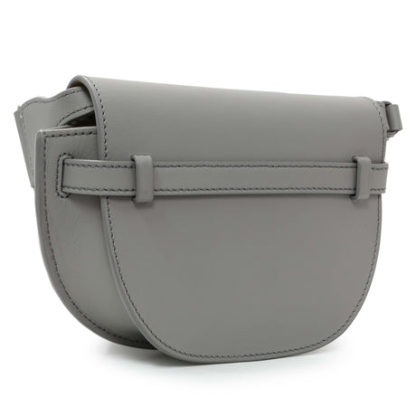 Loewe Grey Calfskin Jacquard Mini Gate Crossbody
