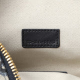 -temp- 84648 Christian Dior Blue Oblique Jacquard Medium DiorTravel Nomad Pouch Handbags Christian Dior