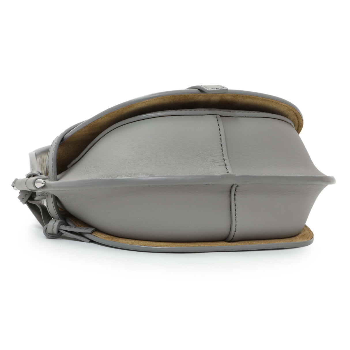 Loewe Grey Calfskin Jacquard Mini Gate Crossbody