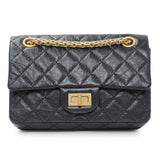Chanel Navy Aged Calfskin Quilted 2.55 Reissue Mini Flap