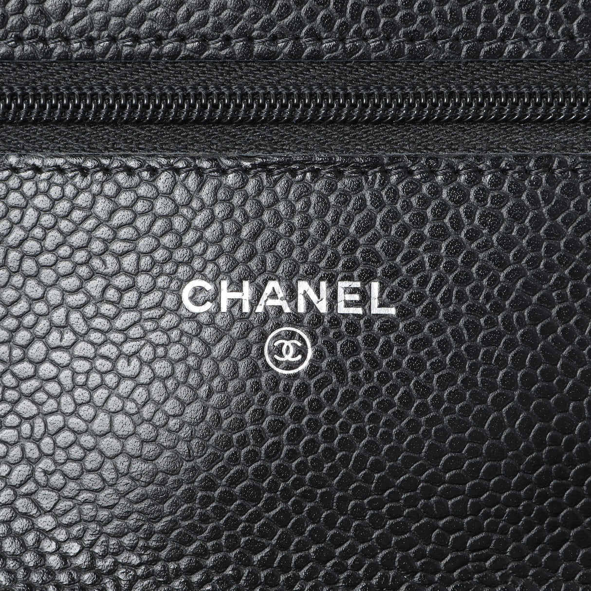 Chanel Black Quilted Caviar Wallet on Chain Handbags Chanel