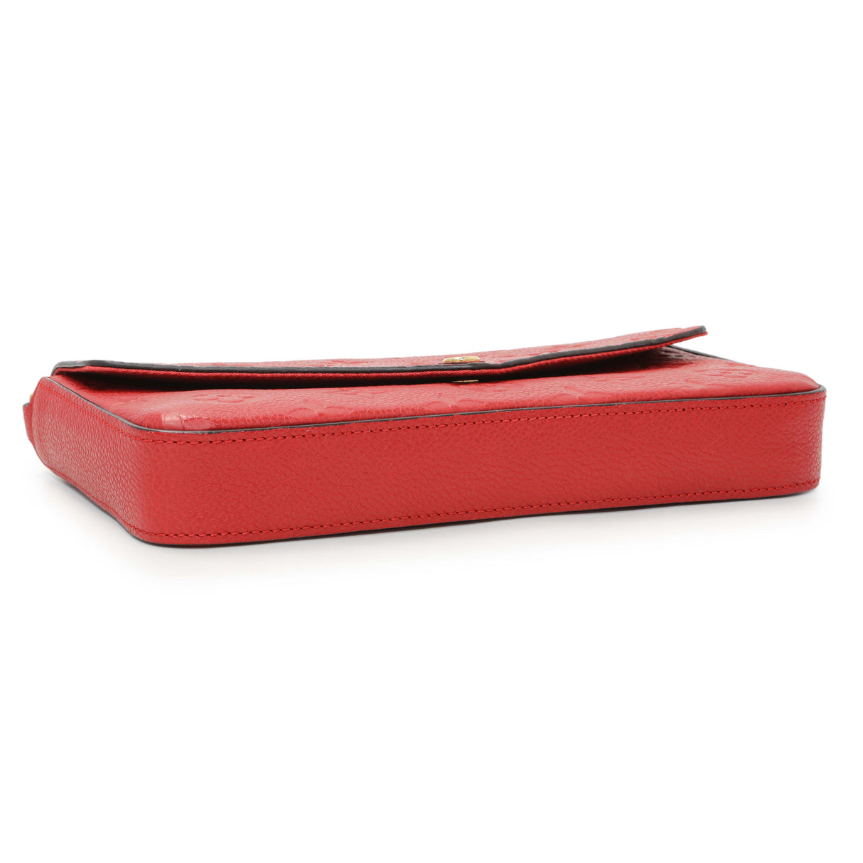 Louis Vuitton Red Monogram Empreinte Felicie Pochette Handbags Louis Vuitton