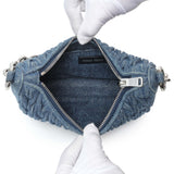 Miu Miu Blue Denim Matelasse Crossbody Handbags Miu Miu