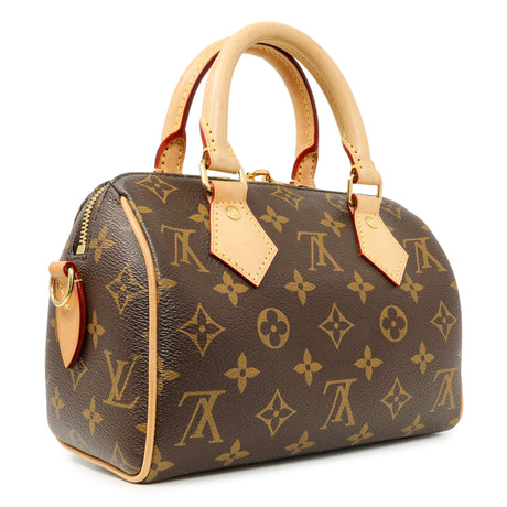 Louis Vuitton Monogram Beige Speedy Bandouliere 20