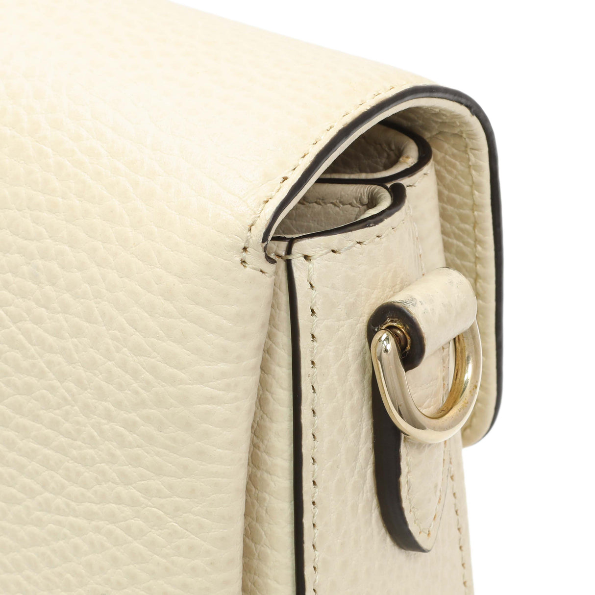 Gucci Mystic White Calfskin Interlocking G Crossbody Bag