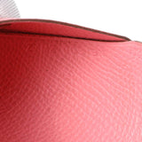 Hermes Pink Epsom Calvi Duo Card Case Accessories Hermes