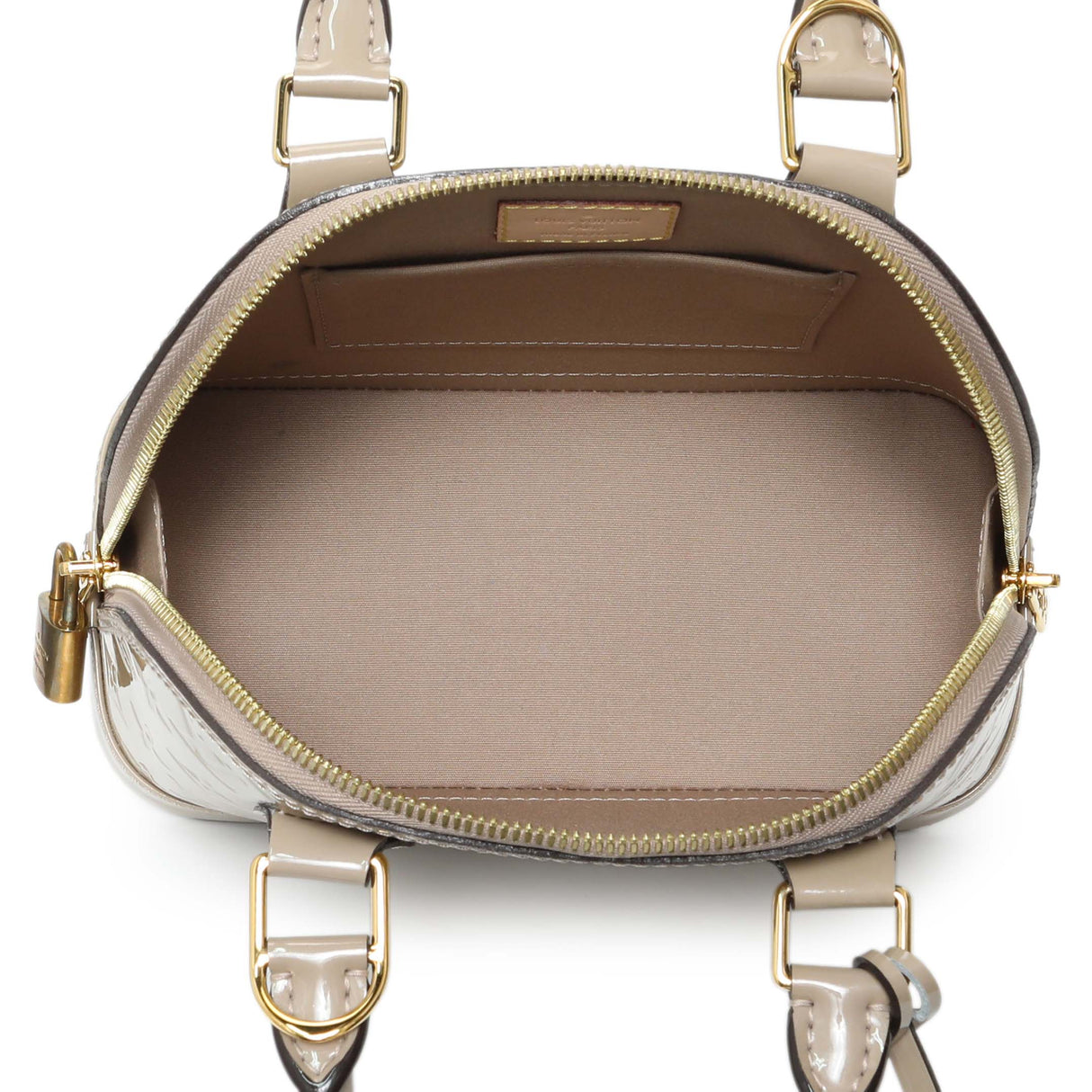 Louis Vuitton Dune Beige Vernis Alma BB