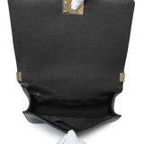 Chanel Black Quilted Caviar New Medium Boy Flap Handbags Chanel