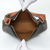 Celine Triomphe Canvas Calfskin Ava Shoulder Bag