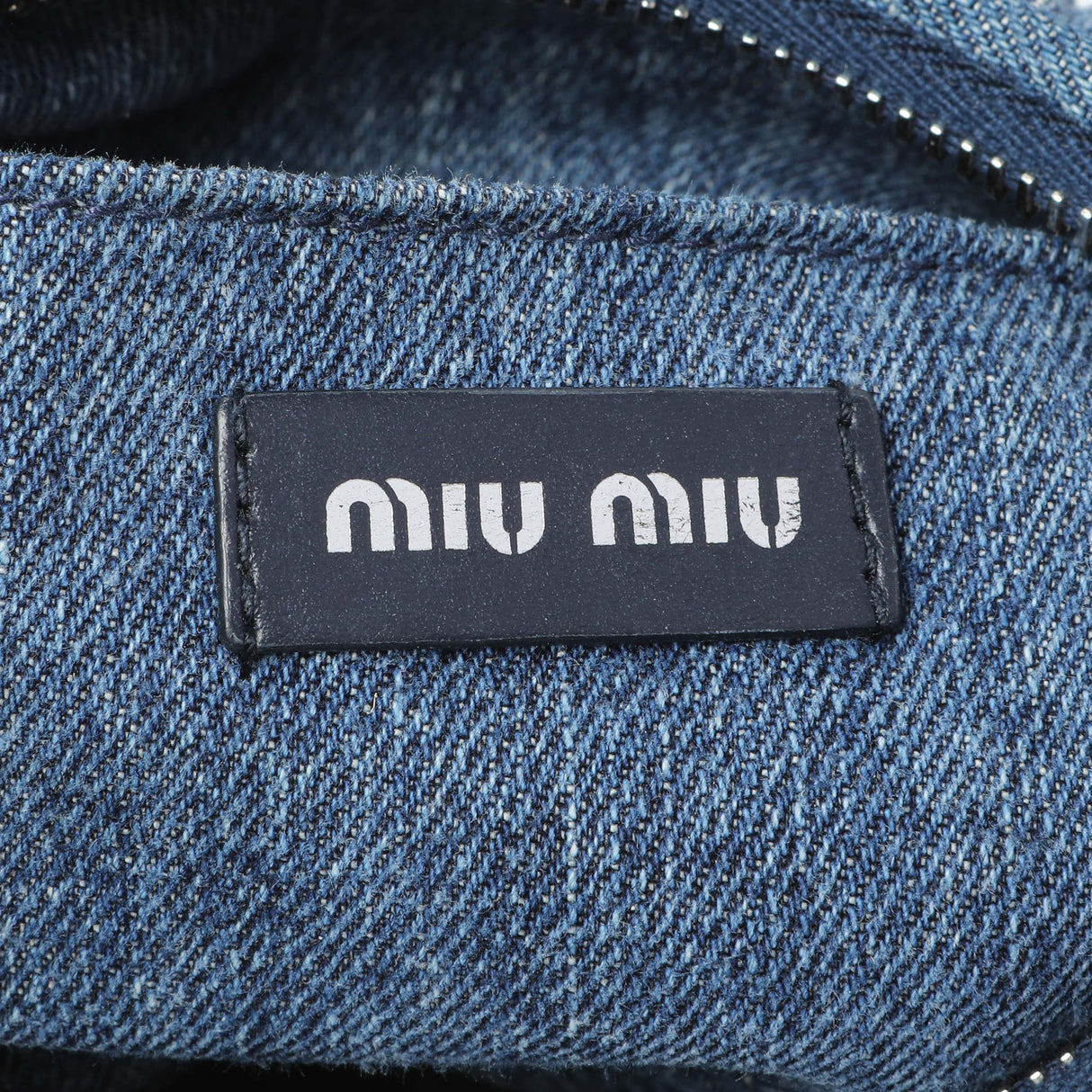 Miu Miu Blue Denim Matelasse Crossbody Handbags Miu Miu