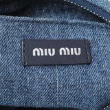 Miu Miu Blue Denim Matelasse Crossbody Handbags Miu Miu