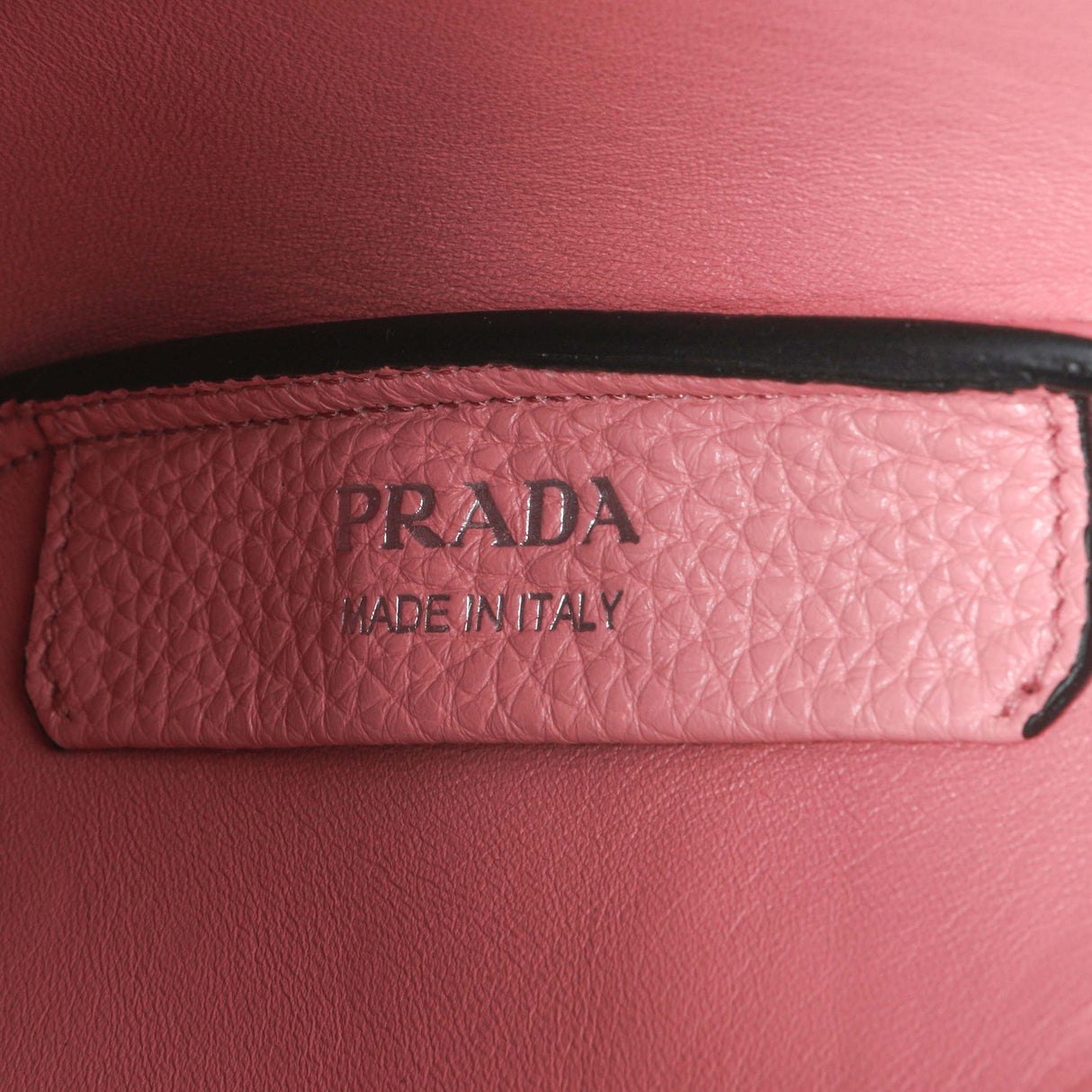 Prada Pink Vitello Daino Soft Mini Dynamique Tote Handbags Prada