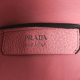 Prada Pink Vitello Daino Soft Mini Dynamique Tote Handbags Prada
