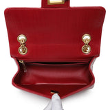 Chanel Dark Red Aged Calfskin Chevron Quilted 2.55 Reissue 224 Handbags Chanel
