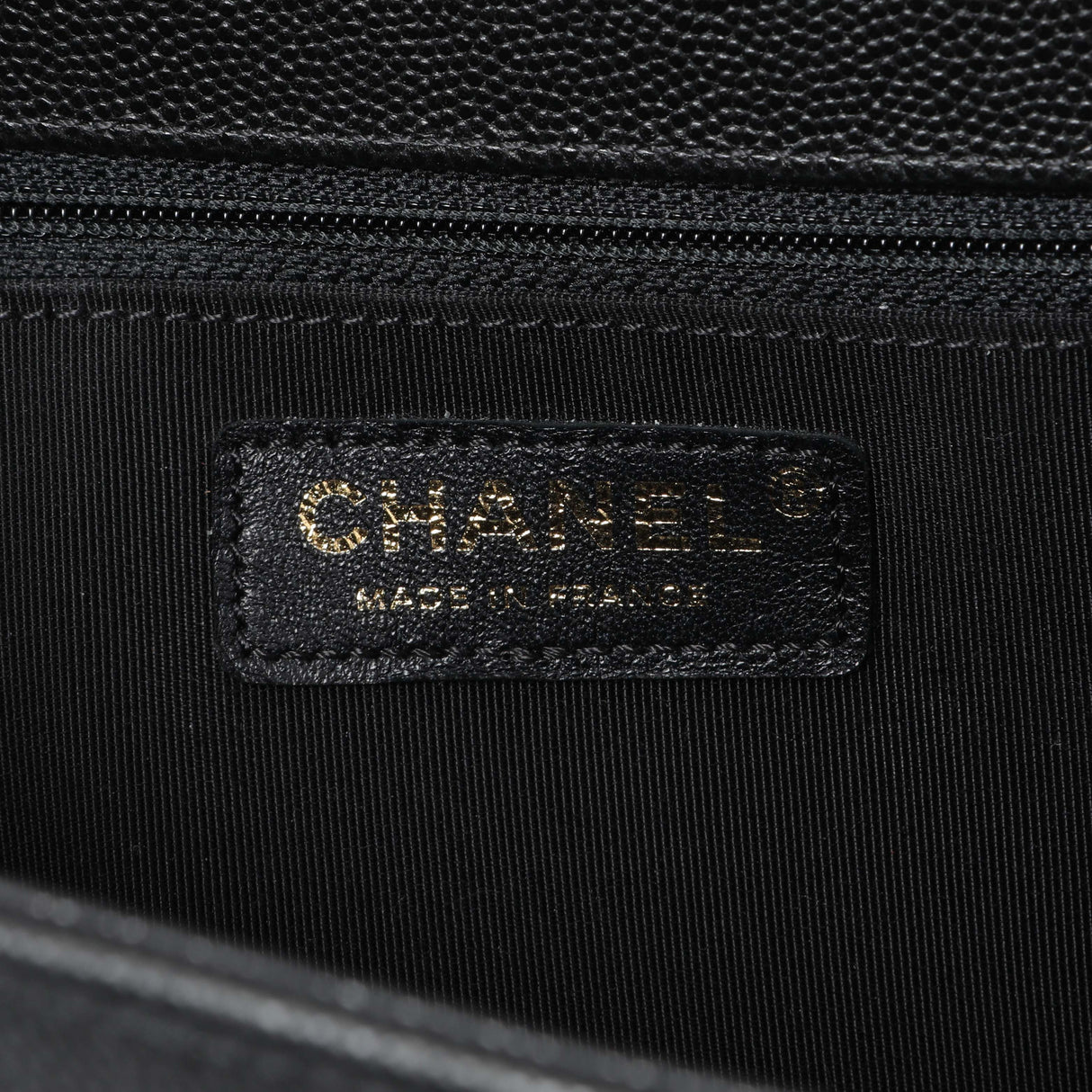 Chanel Black Quilted Caviar New Medium Boy Flap Handbags Chanel