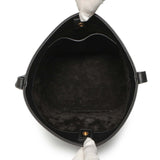 Celine Black Smooth Calfskin Triomphe Small Bucket Bag