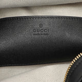 Gucci Black Calfskin Diagonal Stitched Blondie Top Handle